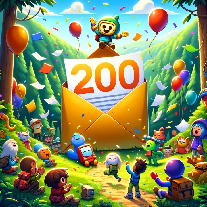 Celebrating 200 submissions